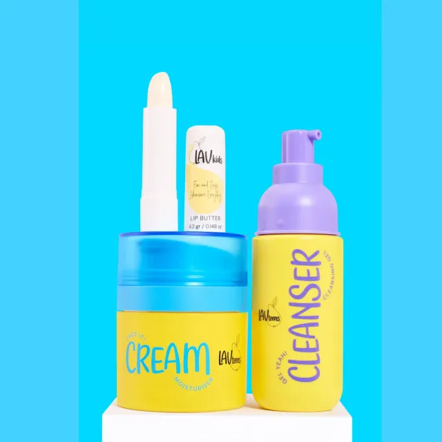 LavKids Teen Face Trio Viso Teenager 3 Pezzi Idratazione Leggera
