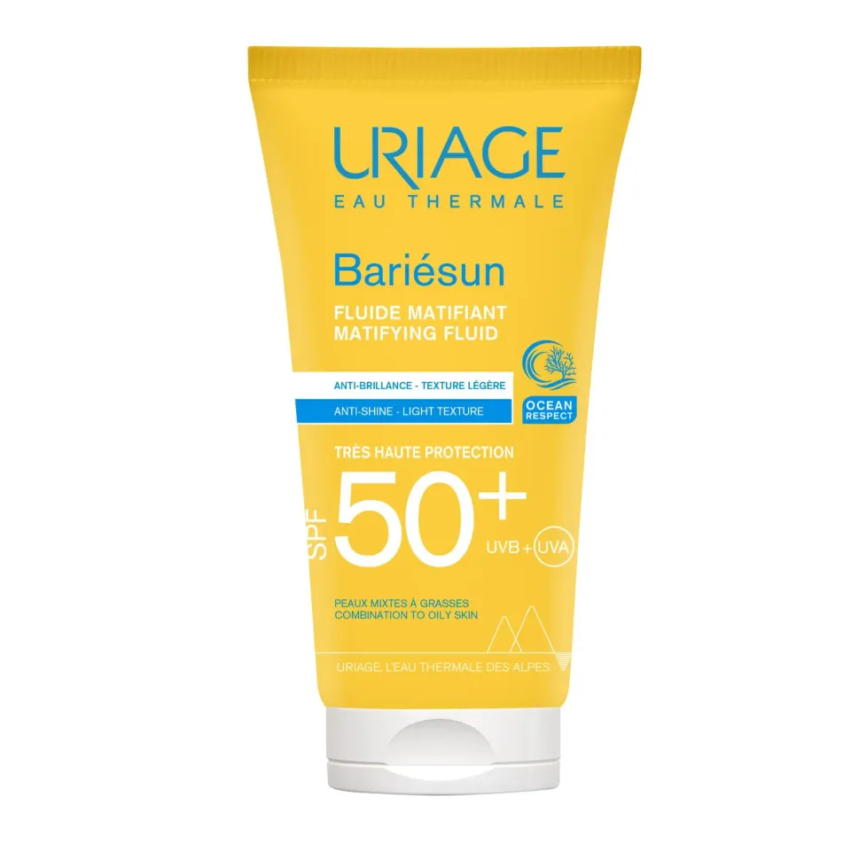 Uriage Bariésun Fluido Opaco Solare SPF50+ 50 ml Sebo