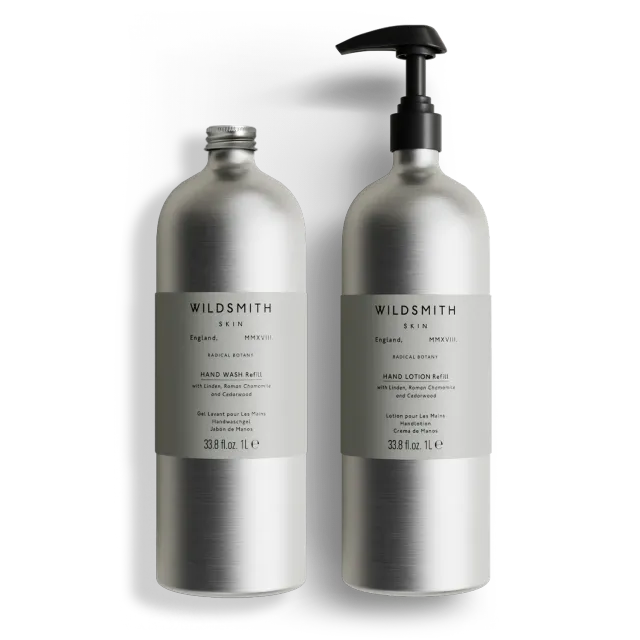 Wildsmith Skin duo ricarica mani 2x1L tiglio e cedro