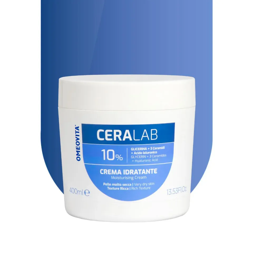 Omeovita CeraLab Crema Idratante viso e corpo pelli secche