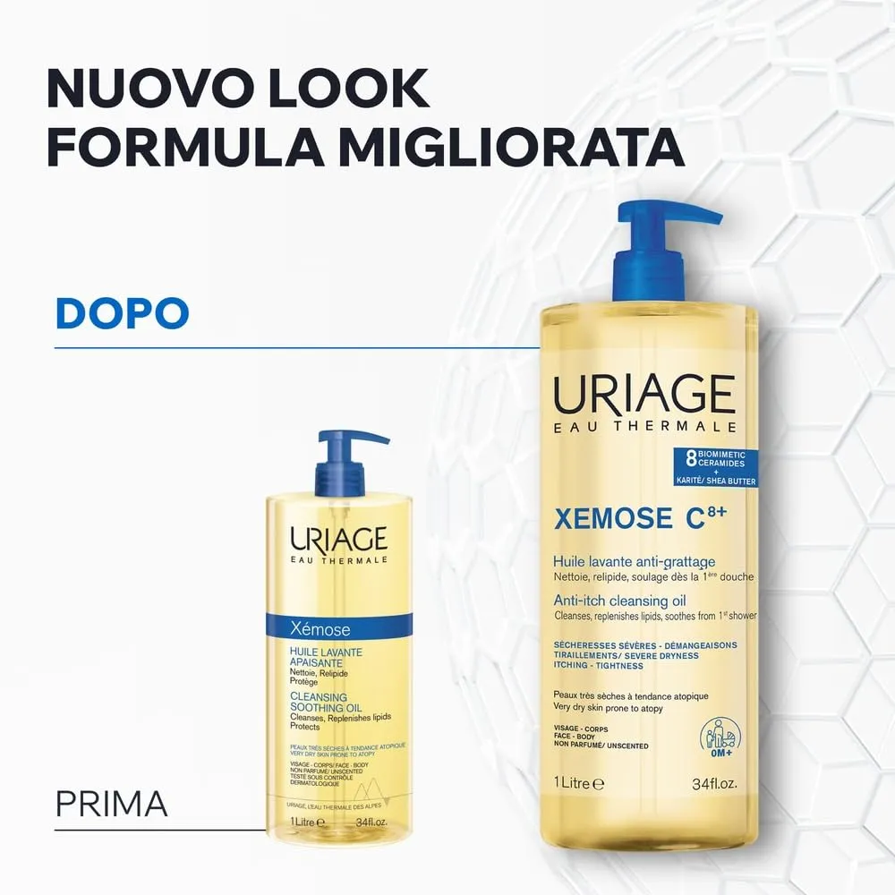 Uriage Xémose Olio Detergente Lenitivo 1000ml Atopia