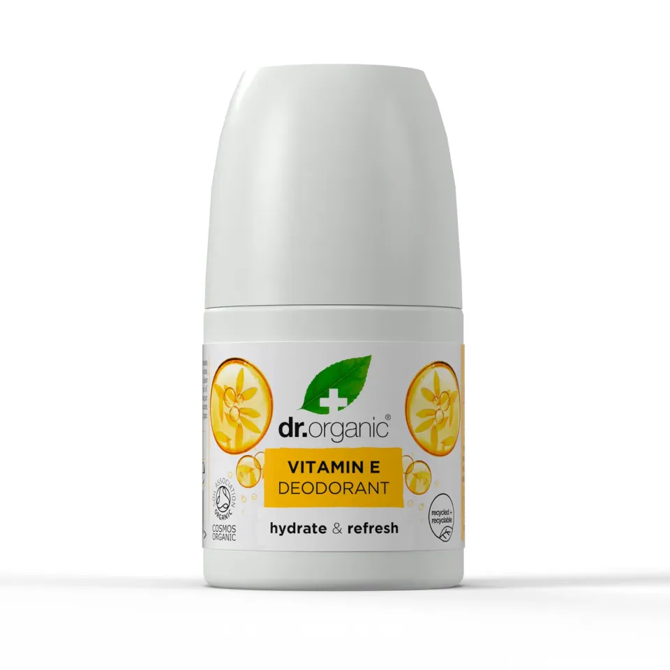 Dr Organic Vitamin E deodorante roll-on 50ml agrumato