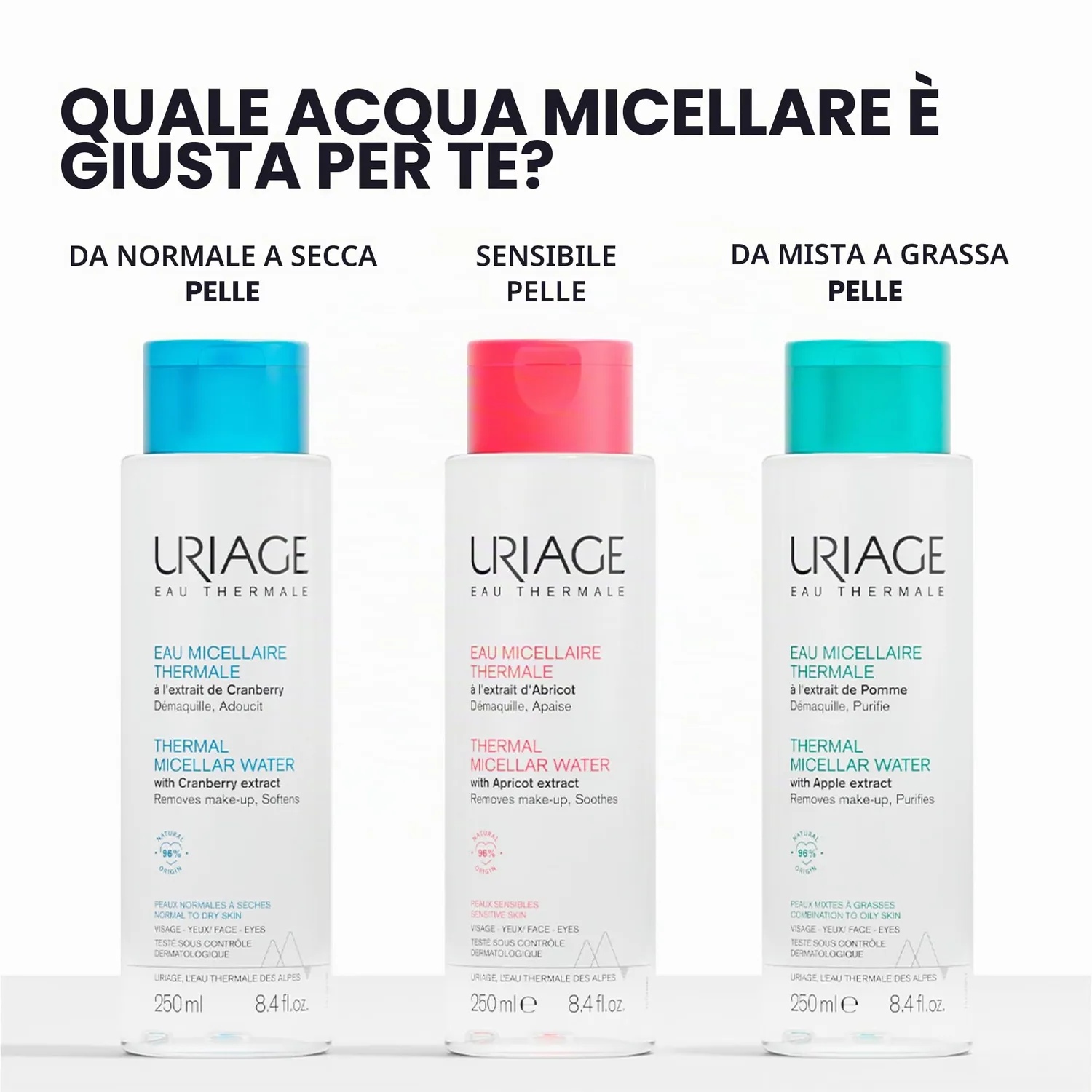 Uriage Eau Thermale Acqua Micellare 500ml Pelle Secca