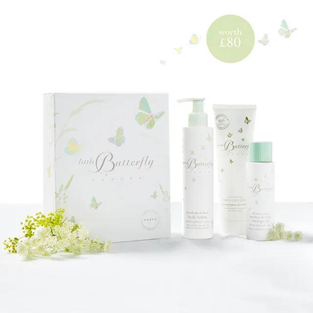 Little Butterfly Pregnancy Essentials kit gravidanza 3 pezzi bio
