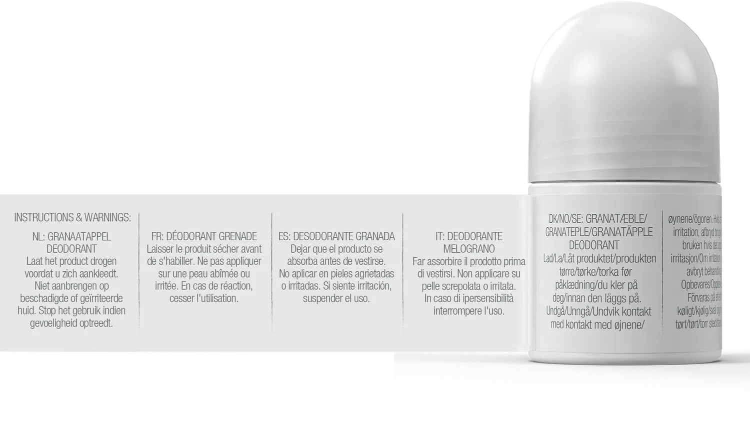 Dr Organic Pomegranate deodorante 50ml melograno