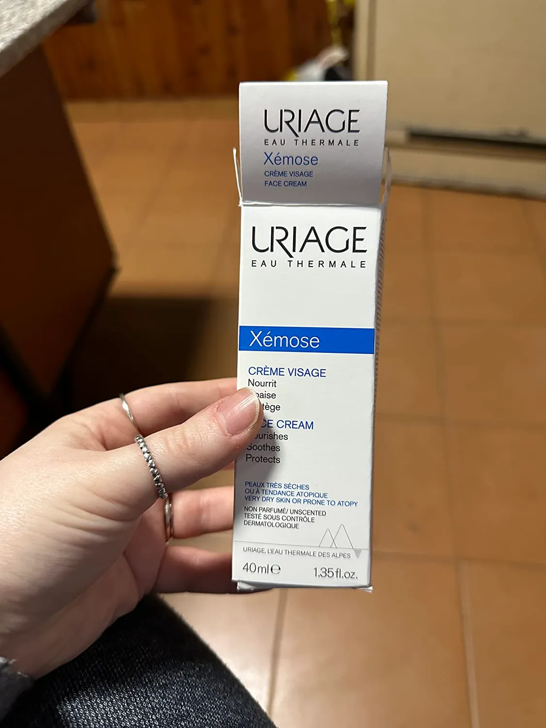 Uriage Xémose crema viso 40ml secca atopica karité