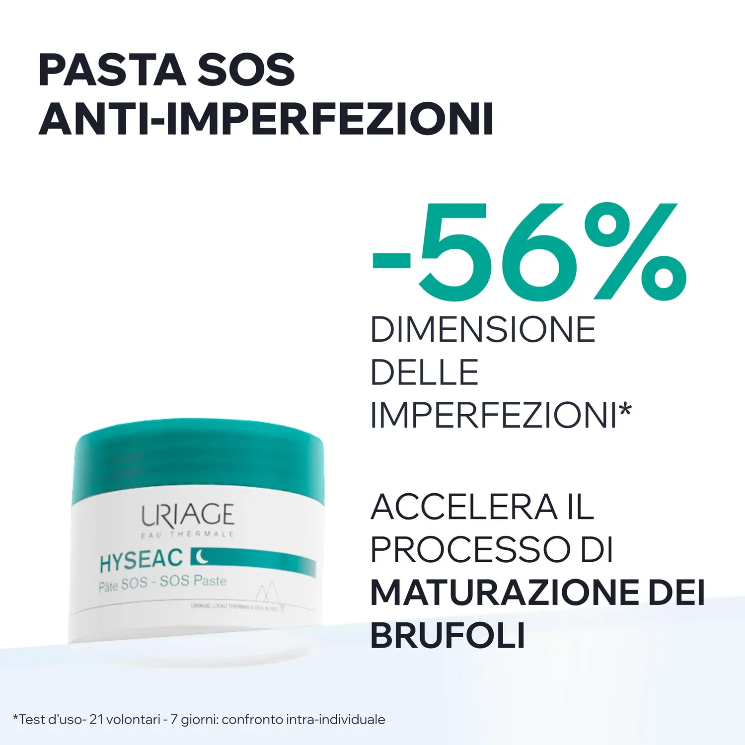 Uriage Hyséac Pasta SOS Brufoli notte tea tree
