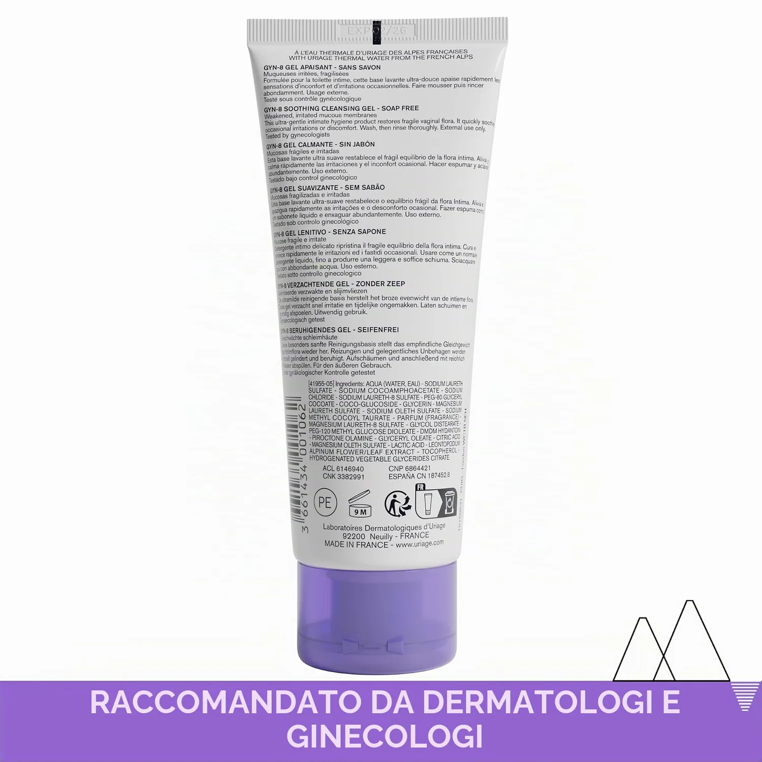 Uriage Gyn-Phy Gyn-8 Detergente Intimo 100 ml Lenitivo