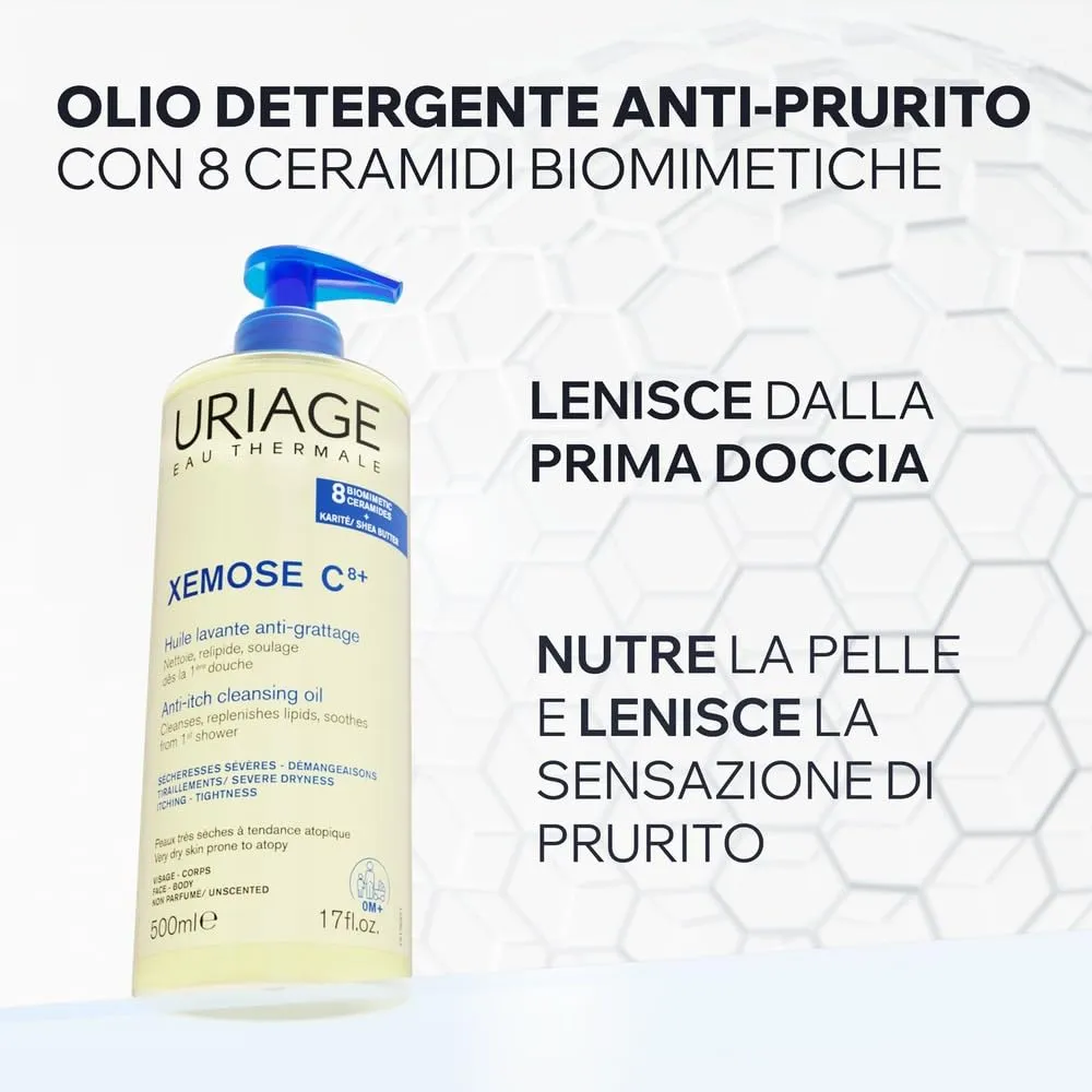 Uriage Xémose Olio Detergente Lenitivo 1000ml Atopia