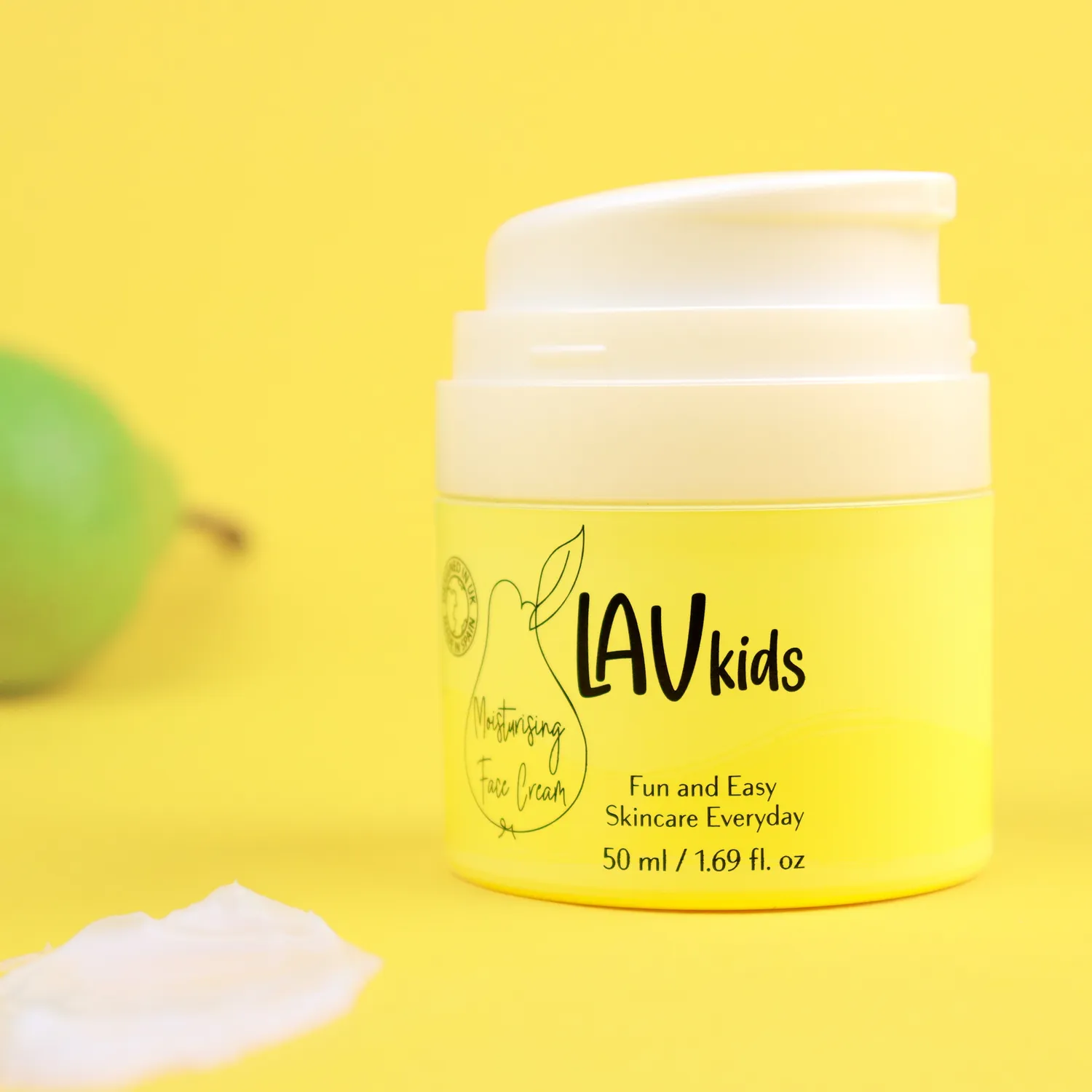 LavKids Crema viso idratante bambini 2x50 ml jojoba