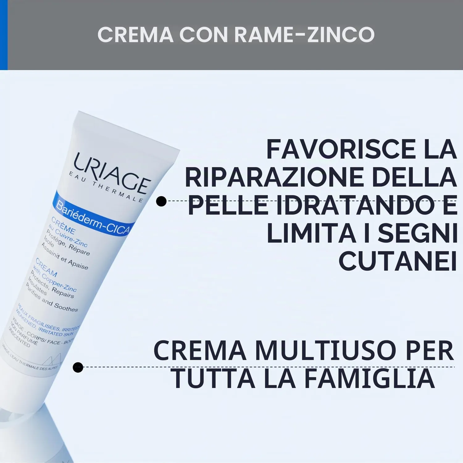 Uriage Bariéderm-Cica cica-crema 40 ml purificante