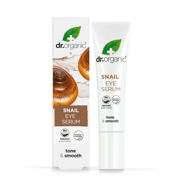 Dr Organic Snail siero contorno occhi 15ml senza profumo