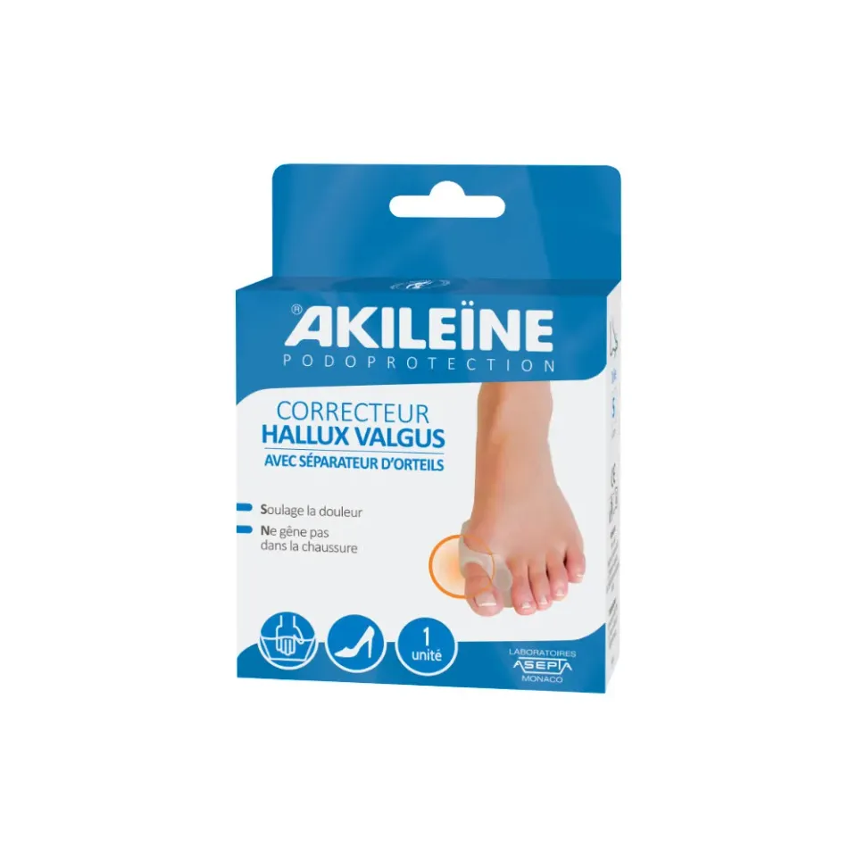 Akileine correttore alluce valgo separatore dita