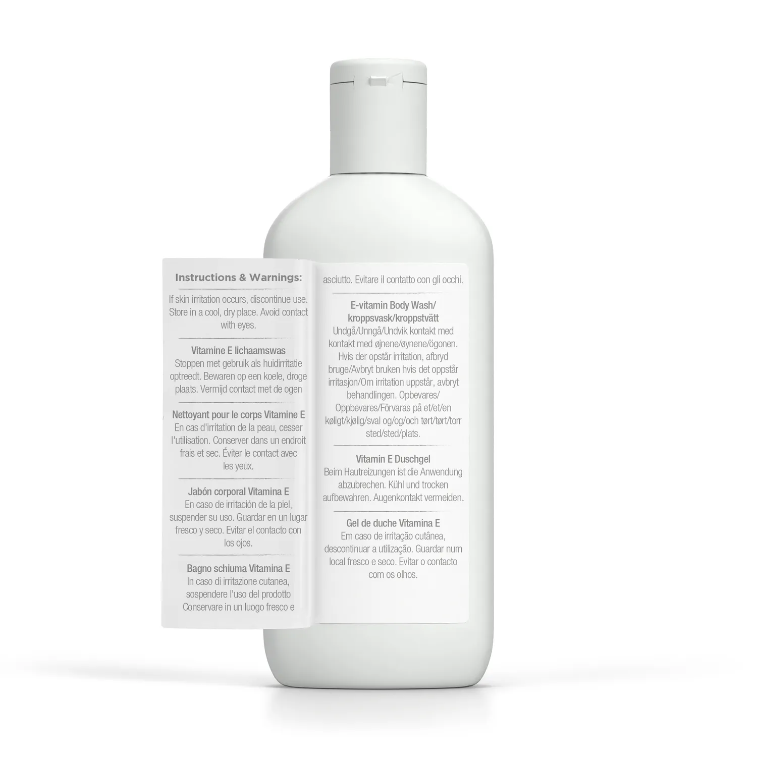 Dr Organic Vitamin E Body Wash detergente corpo 250ml idratante