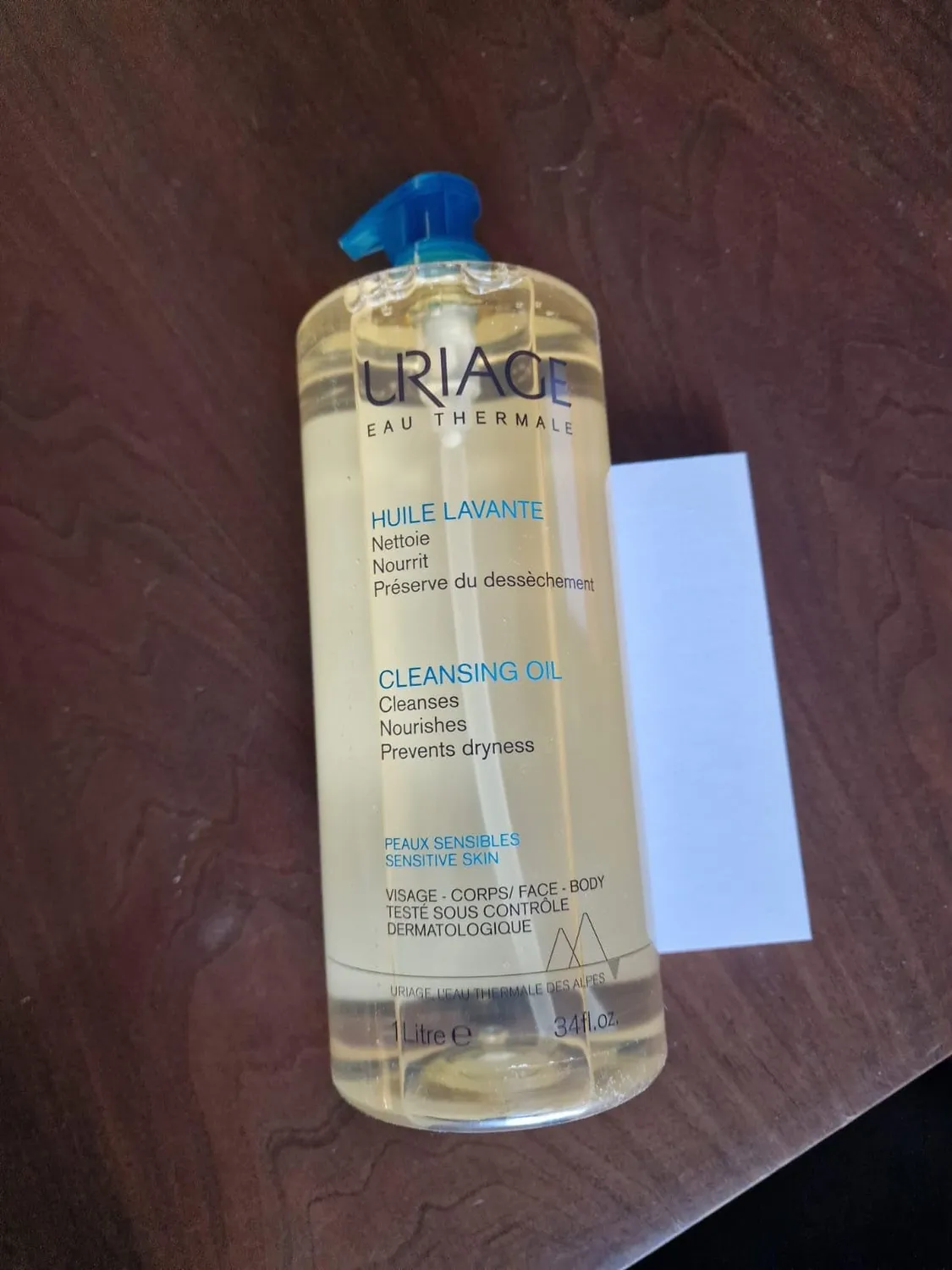 Uriage Eau Thermale Olio Doccia 1 L viso e corpo secco