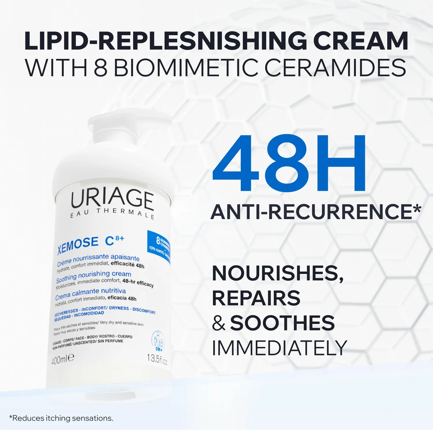 Uriage Xémose Crema Corpo Anti-Prurito 400ml Karité