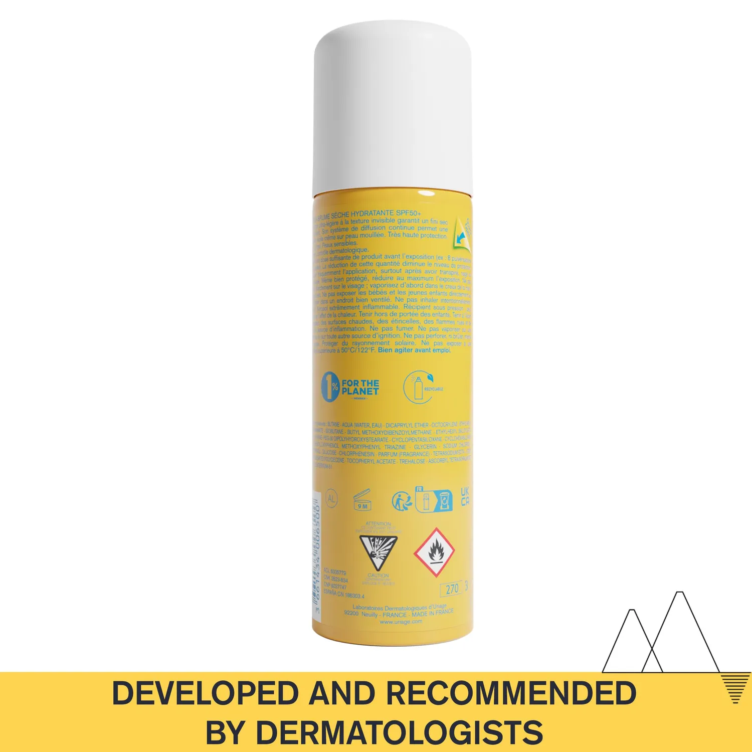 Uriage Bariésun Spray Secco Solare SPF50+ 200 ml Idratante