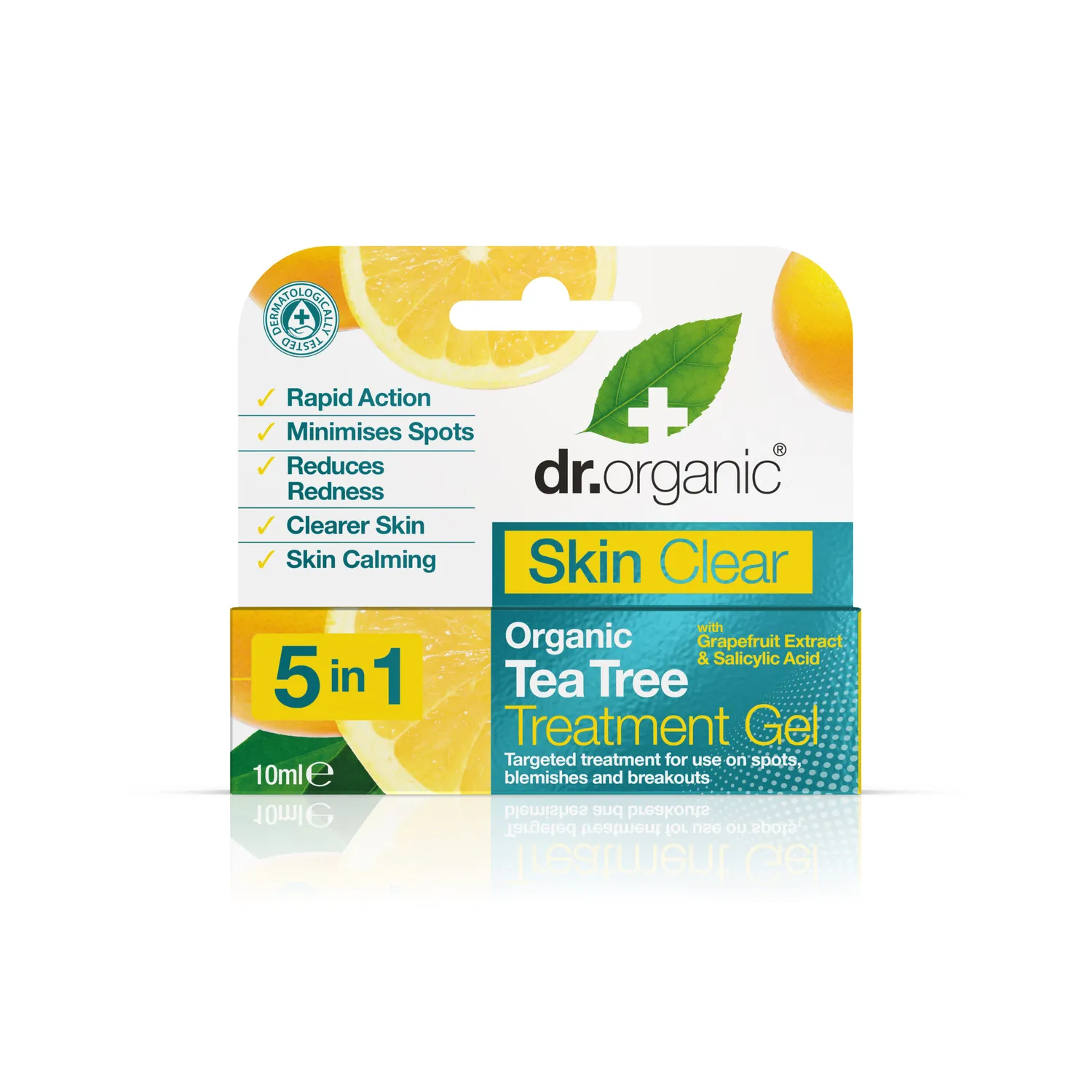Dr Organic Skin Clear 5 in 1 gel viso 10ml purificante