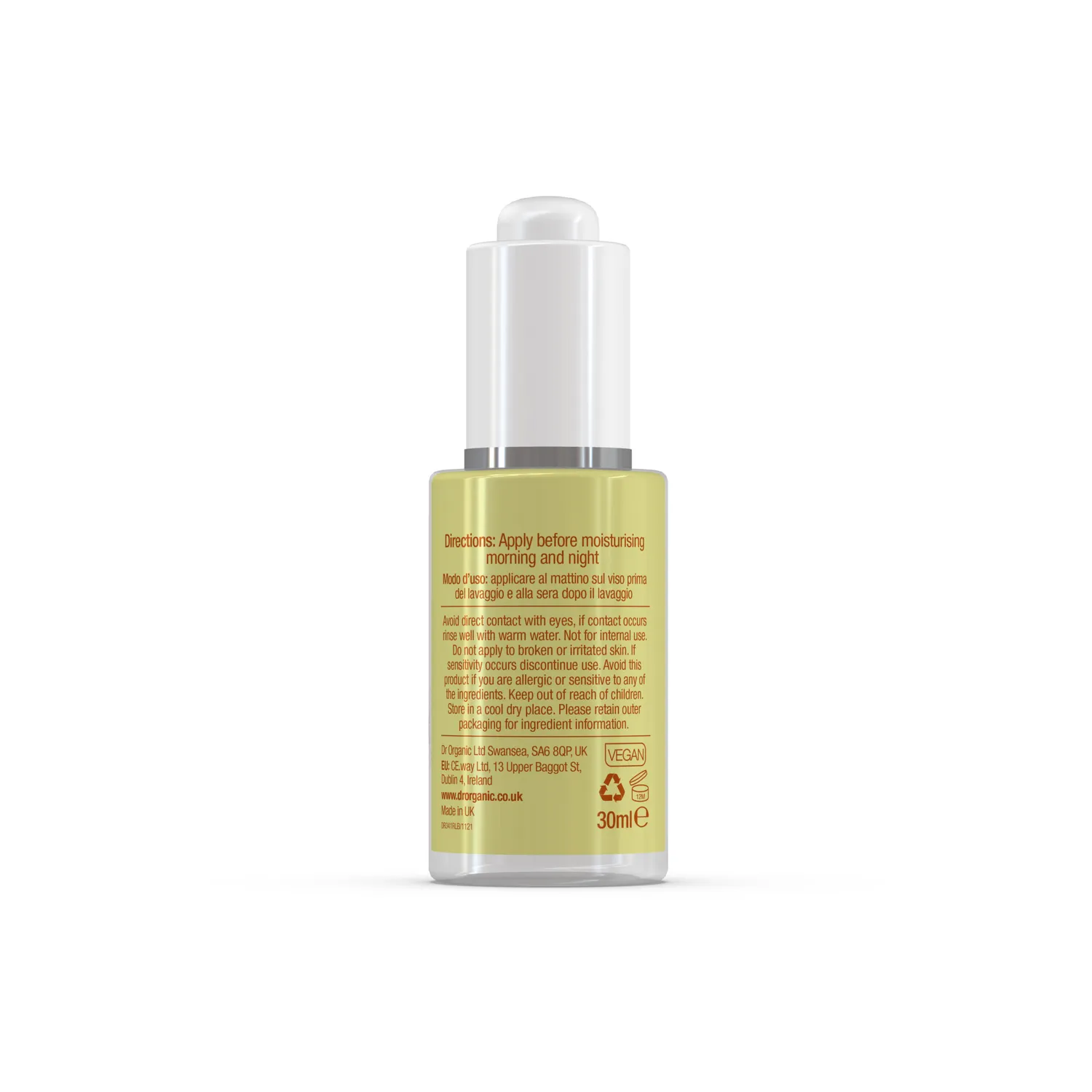 Dr Organic Moroccan Argan Oil viso 30ml emolliente