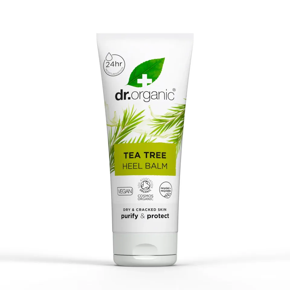 Dr Organic Tea Tree balsamo talloni screpolati naturale