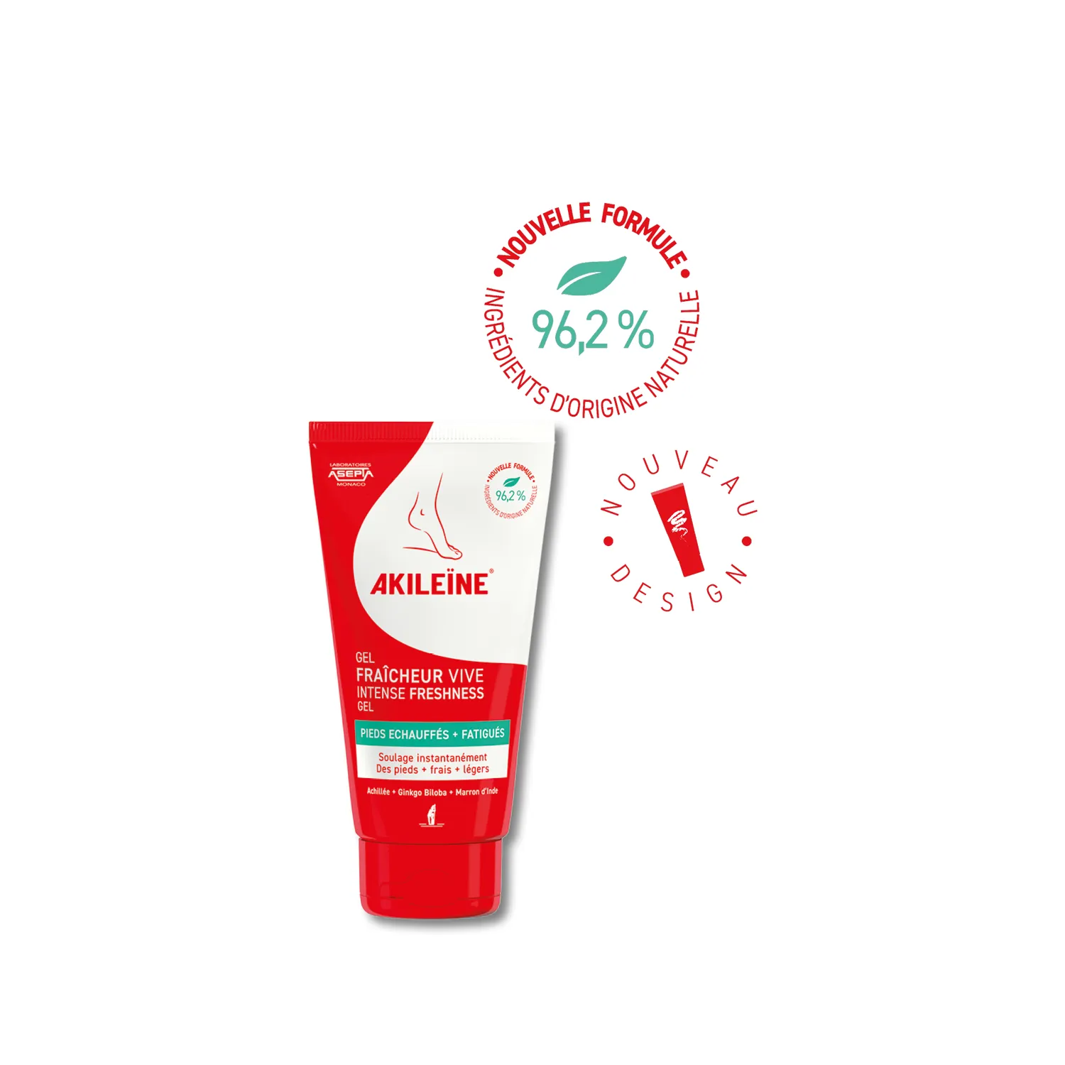 Akileïne Rosso Gel Freschezza Viva Gambe Piedi
