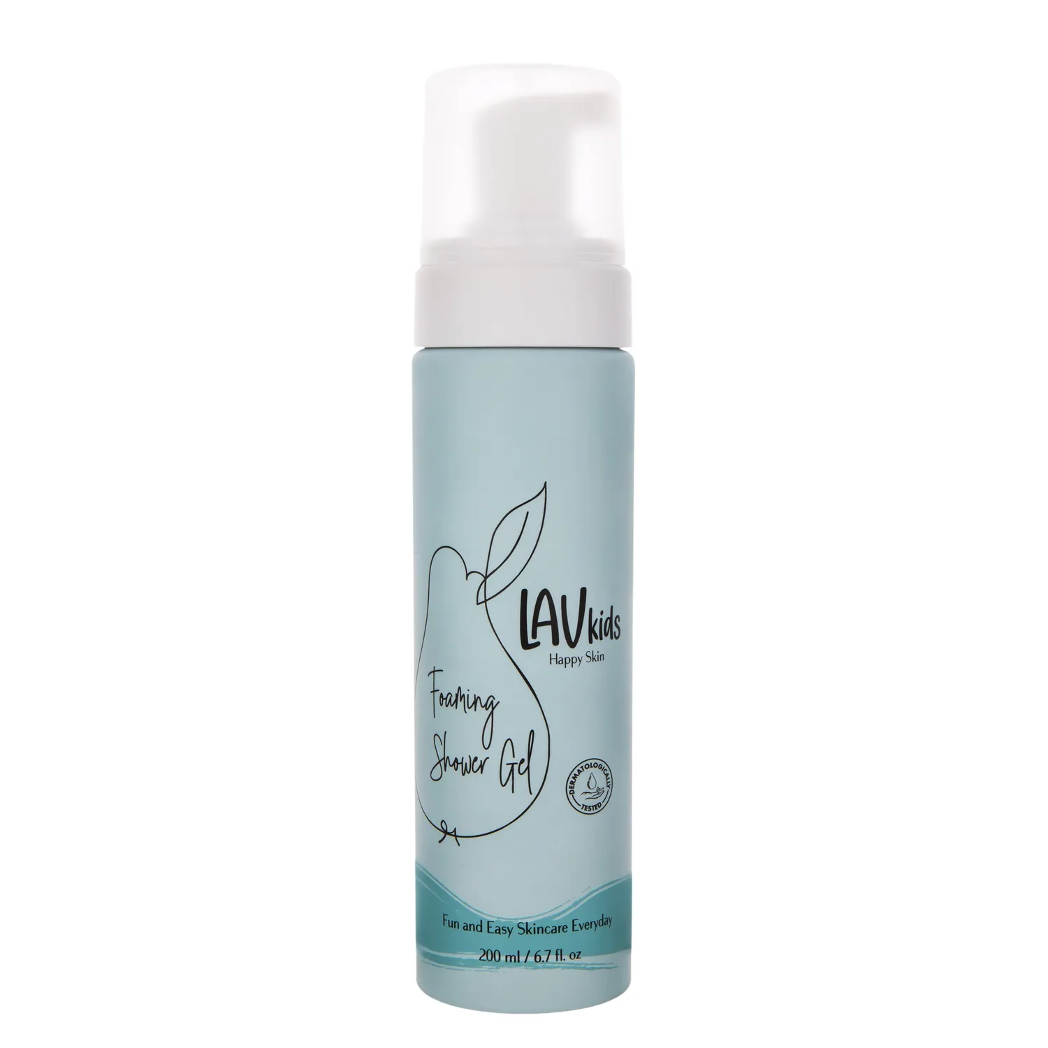 LavKids Gel Doccia Schiuma Pera e Camomilla Confezione 3 Pezzi Senza Solfati