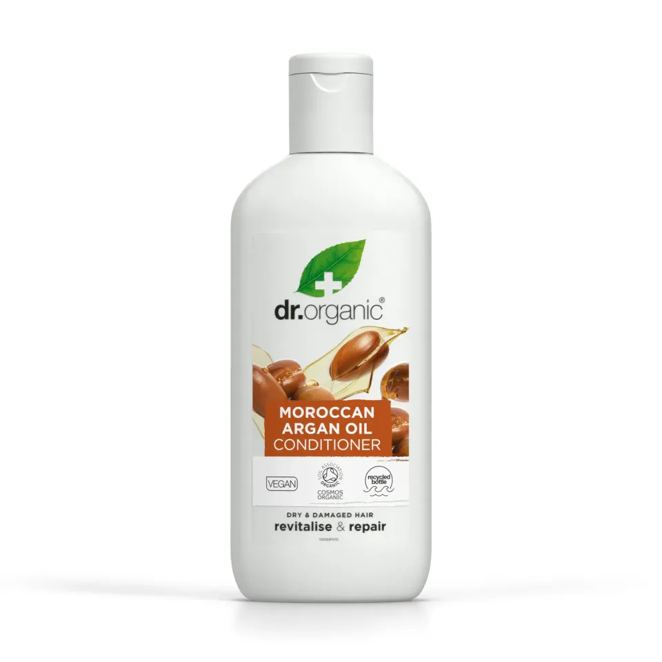 Dr Organic Moroccan Argan Oil balsamo capelli 265ml secchi