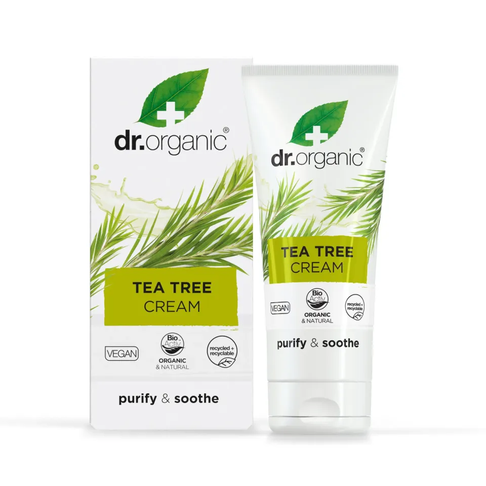 Dr Organic Tea Tree Cream crema viso 50ml purificante