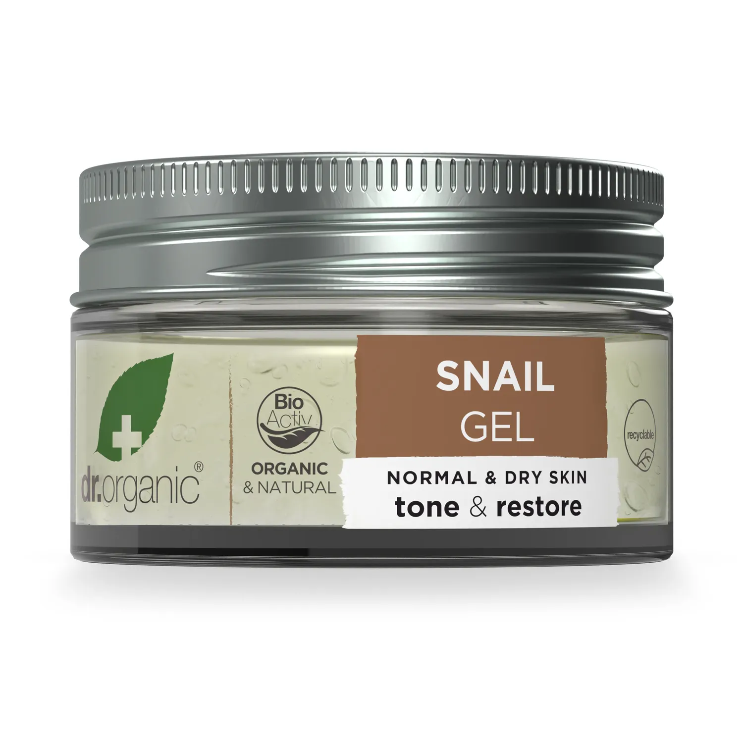Dr Organic Snail Gel gel viso 50ml bava lumaca