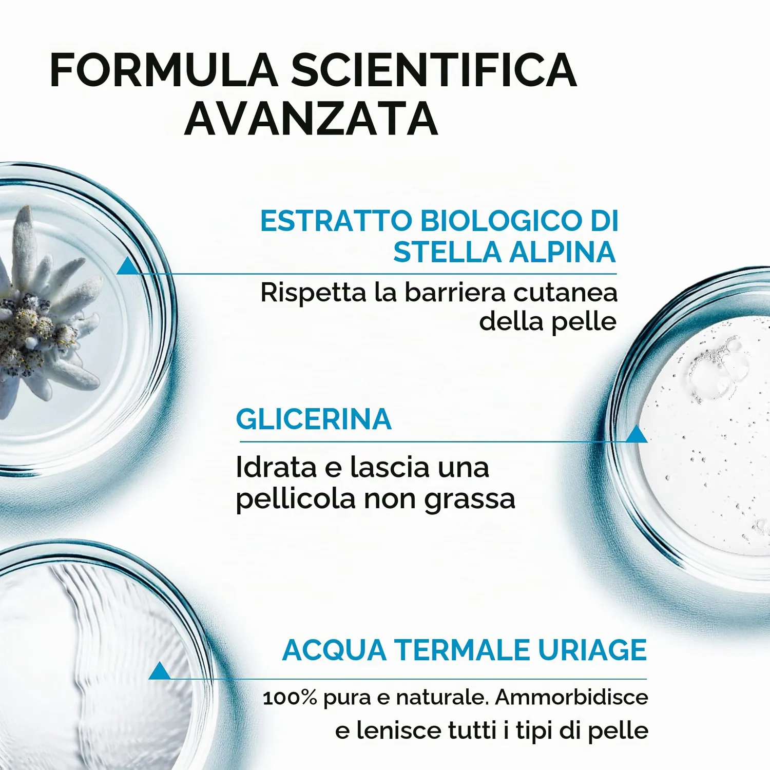 Uriage Mousse Detergente Struccante 150 ml stella alpina