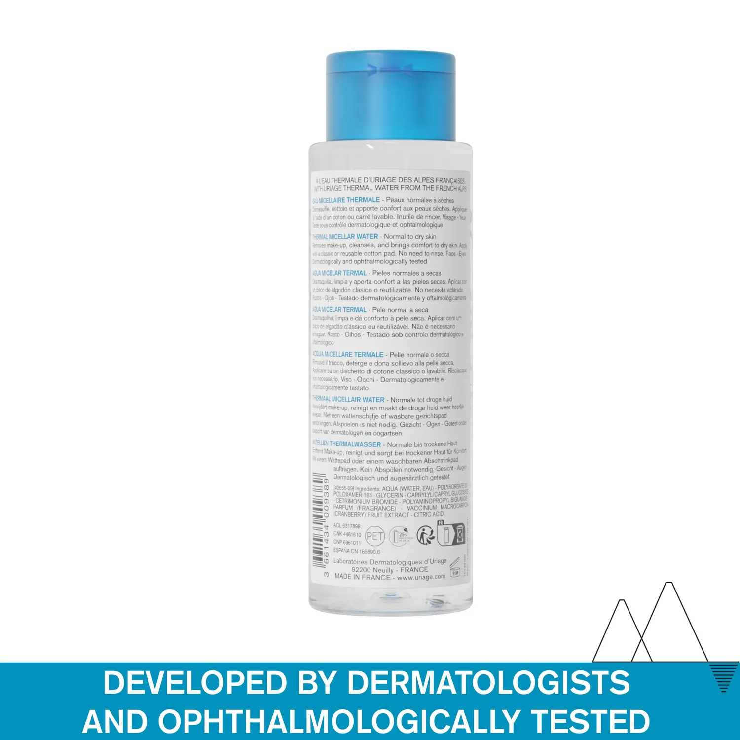 Uriage Eau Thermale Acqua Micellare struccante 250ml pelle secca