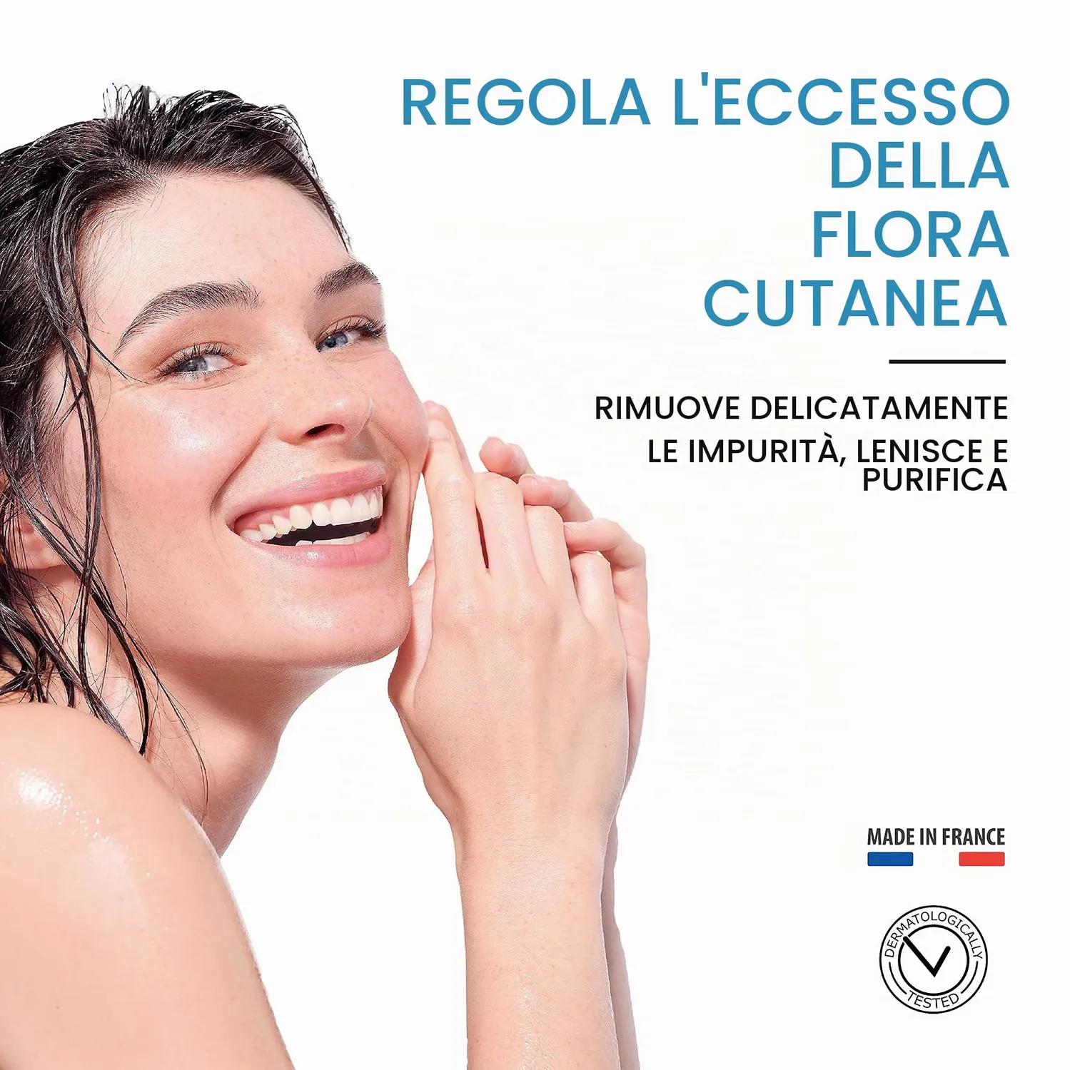 Uriage DS gel detergente purificante viso corpo senza profumo