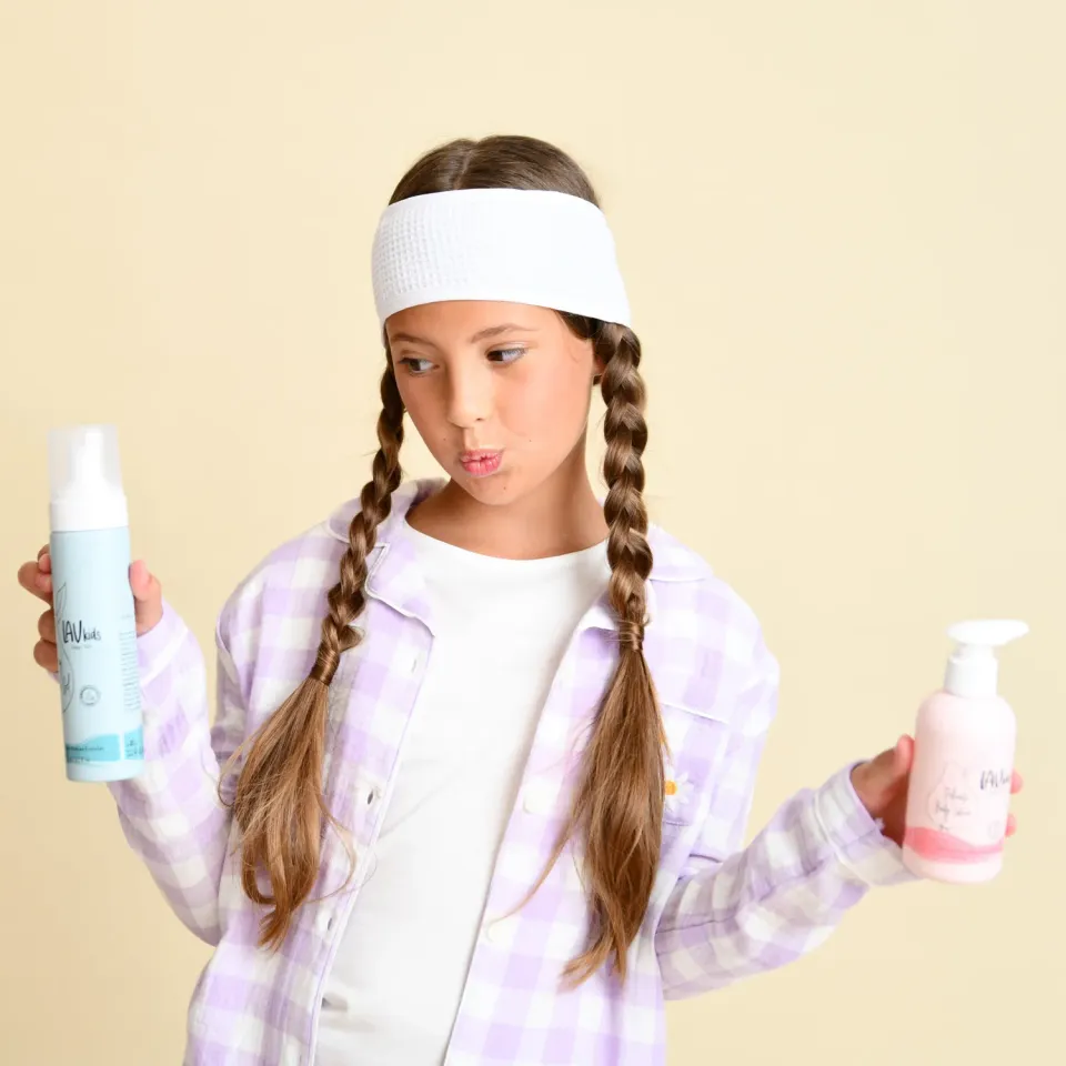 LavKids Duo crema corpo e mousse doccia pera camomilla