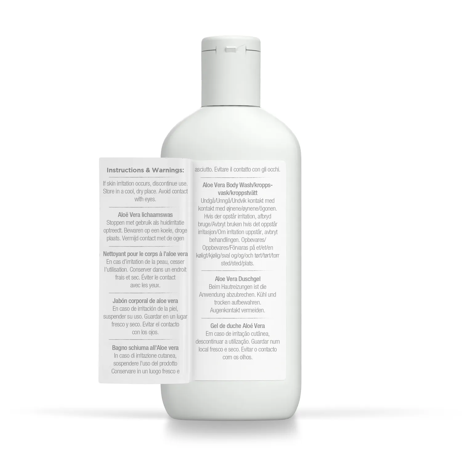 Dr Organic Aloe Vera Body Wash detergente 250ml delicato