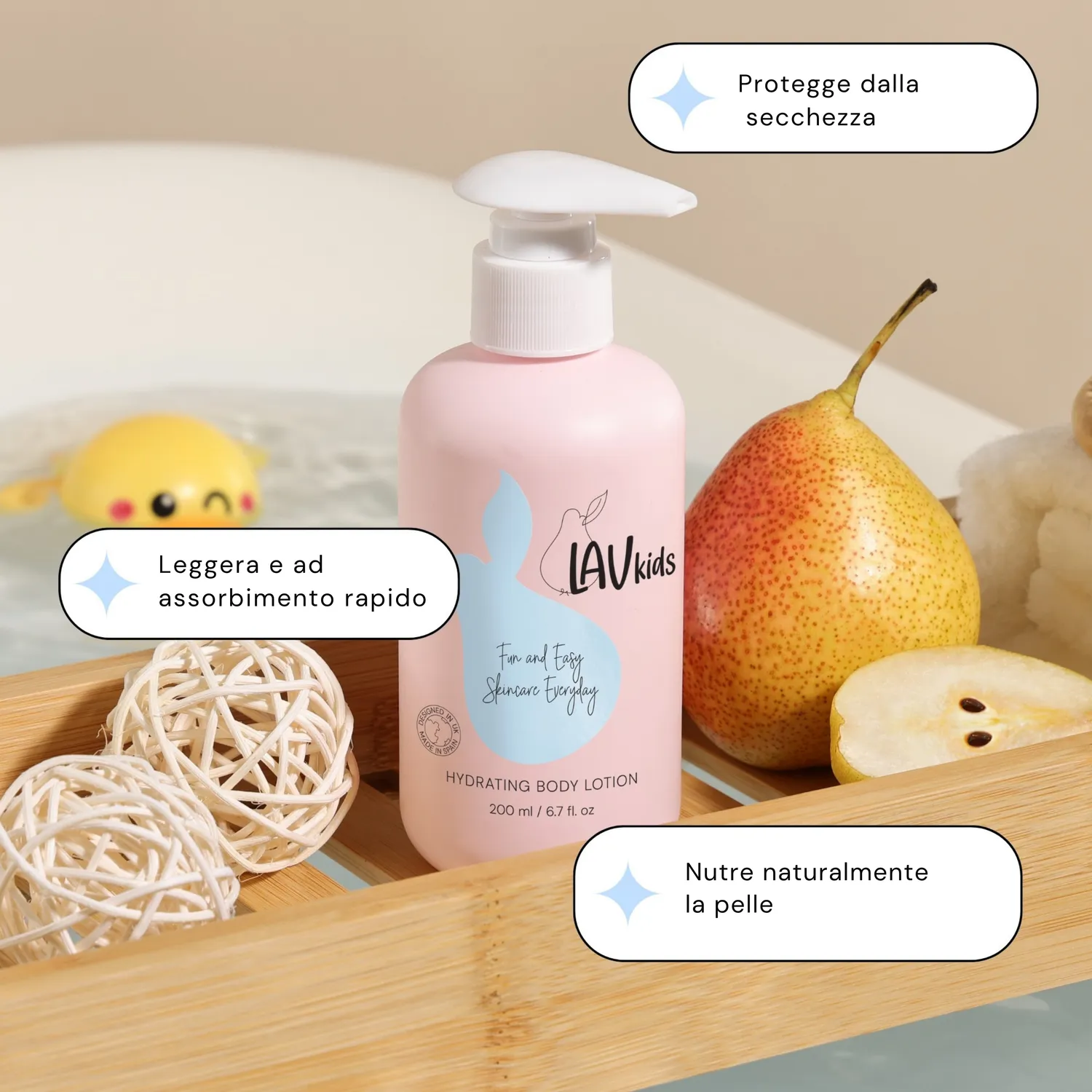 LavKids Delicate Body Lotion Crema Corpo Delicata Jojoba Karité