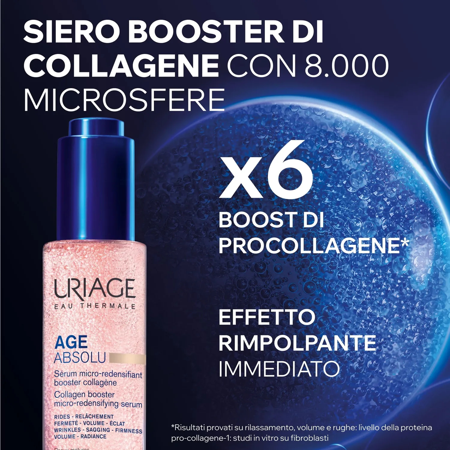 Uriage Age Absolu siero booster collagene 30ml rimpolpante