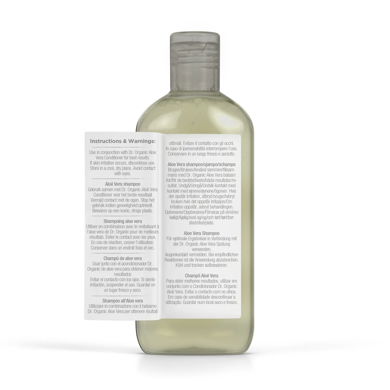 Dr Organic Aloe Vera Shampoo 265ml Capelli Danneggiati
