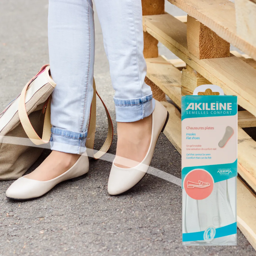 Akileïne Conforgel solette scarpe basse gel comfort