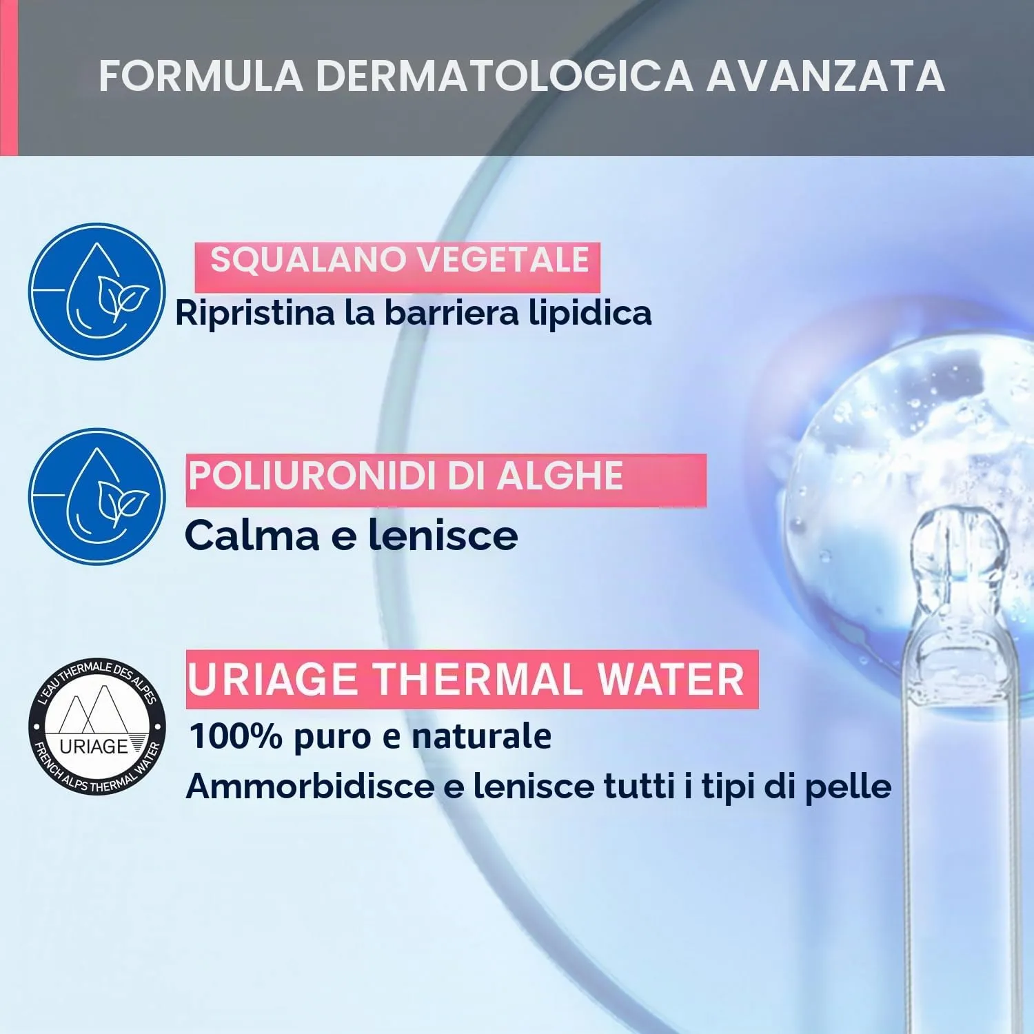 Uriage Toléderm Control Crema Leggera 40ml non profumata