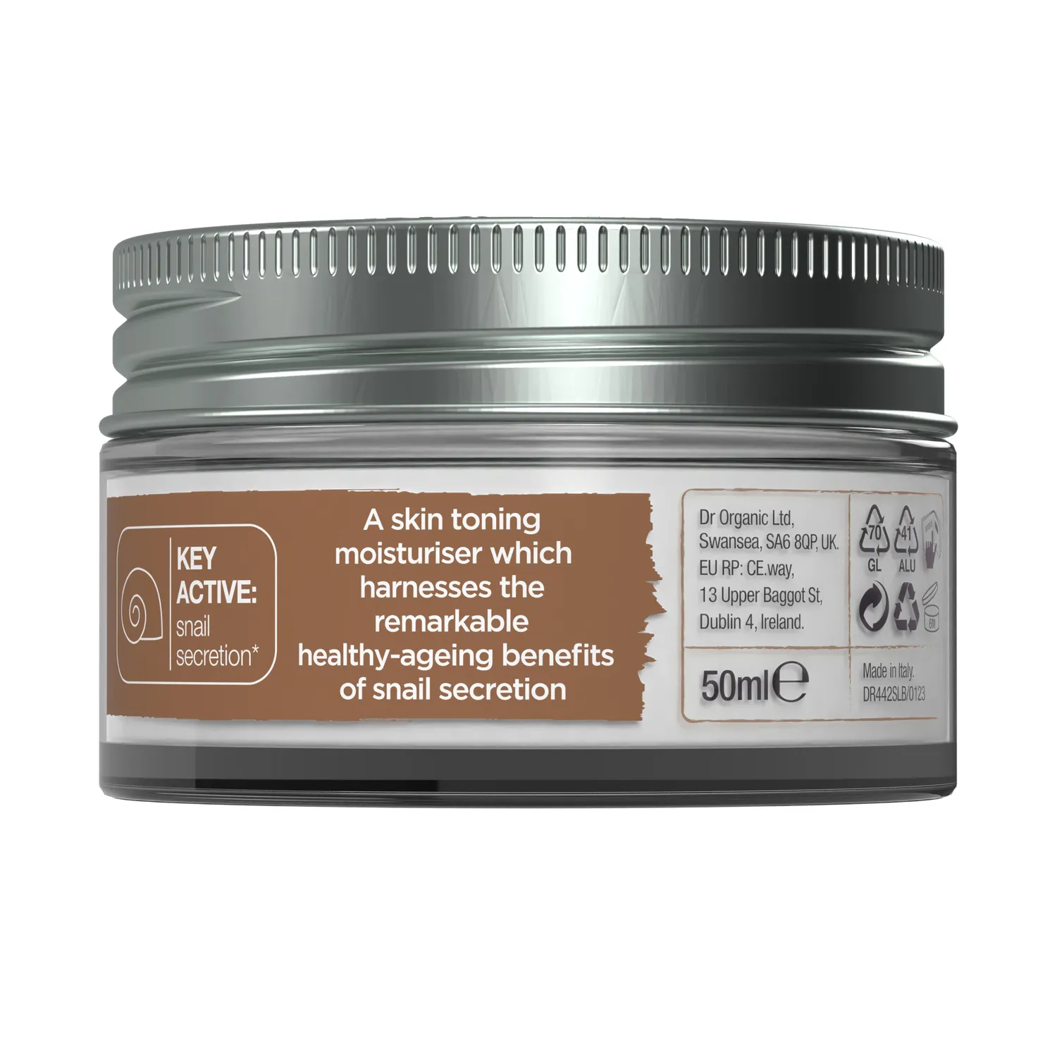 Dr Organic Snail Gel crema viso 50ml idratante antiage