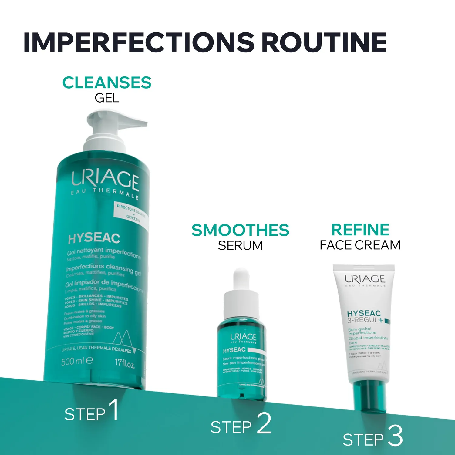 Uriage Hyseac 3-Regul+ crema anti-imperfezioni zinco opacizzante