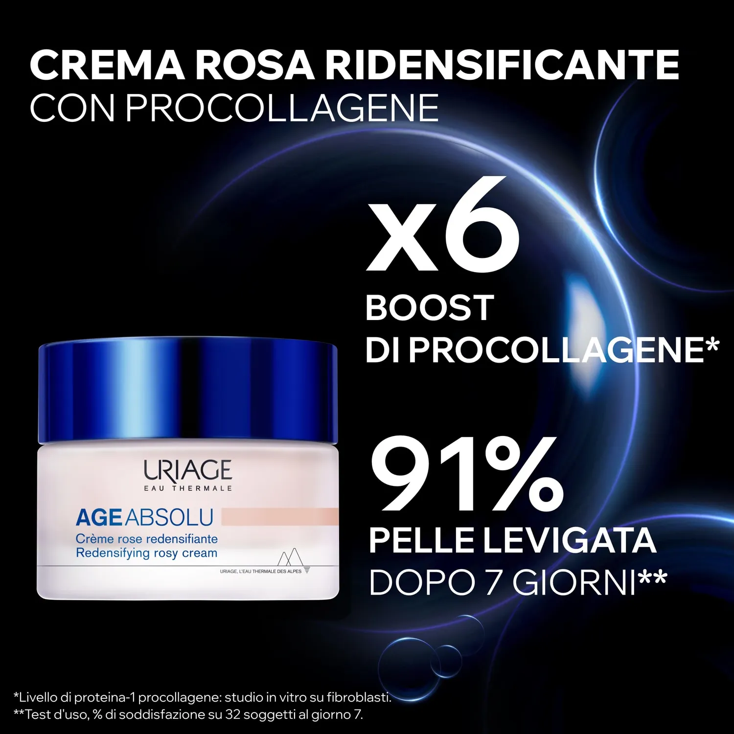 Uriage Age Absolu Crema Antirughe Viso Retinolo Glow