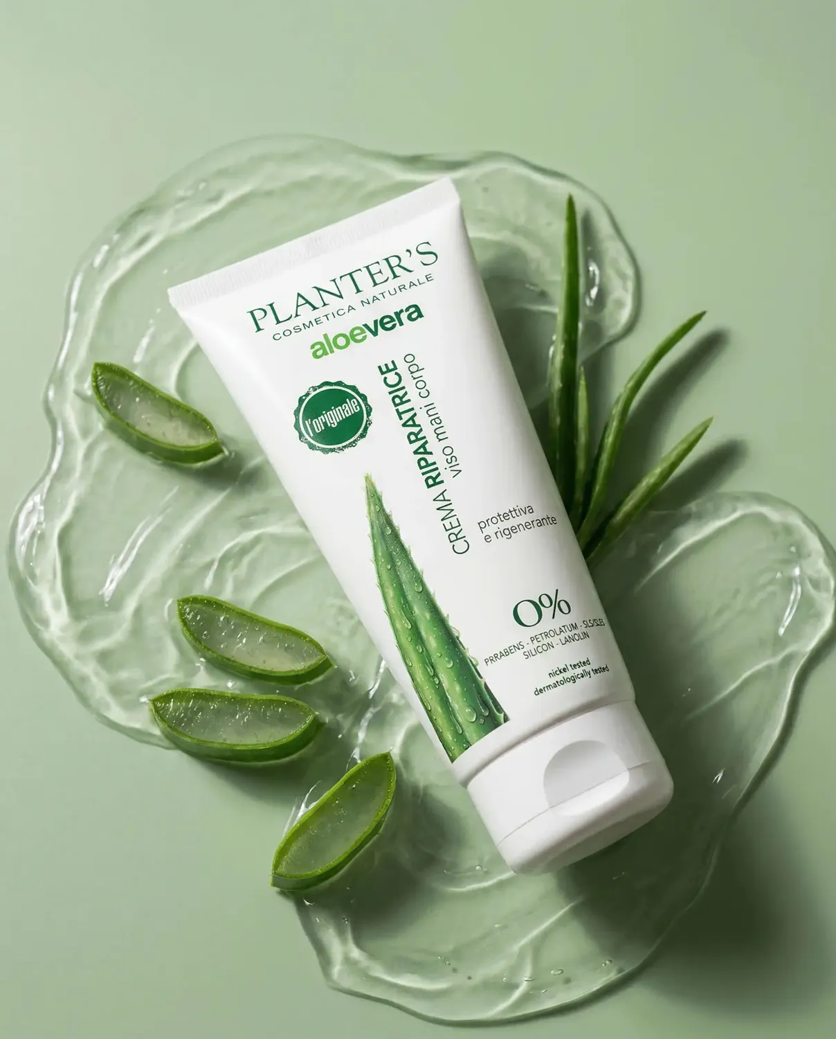 Planter's Aloe Crema Riparatrice viso mani corpo idratante