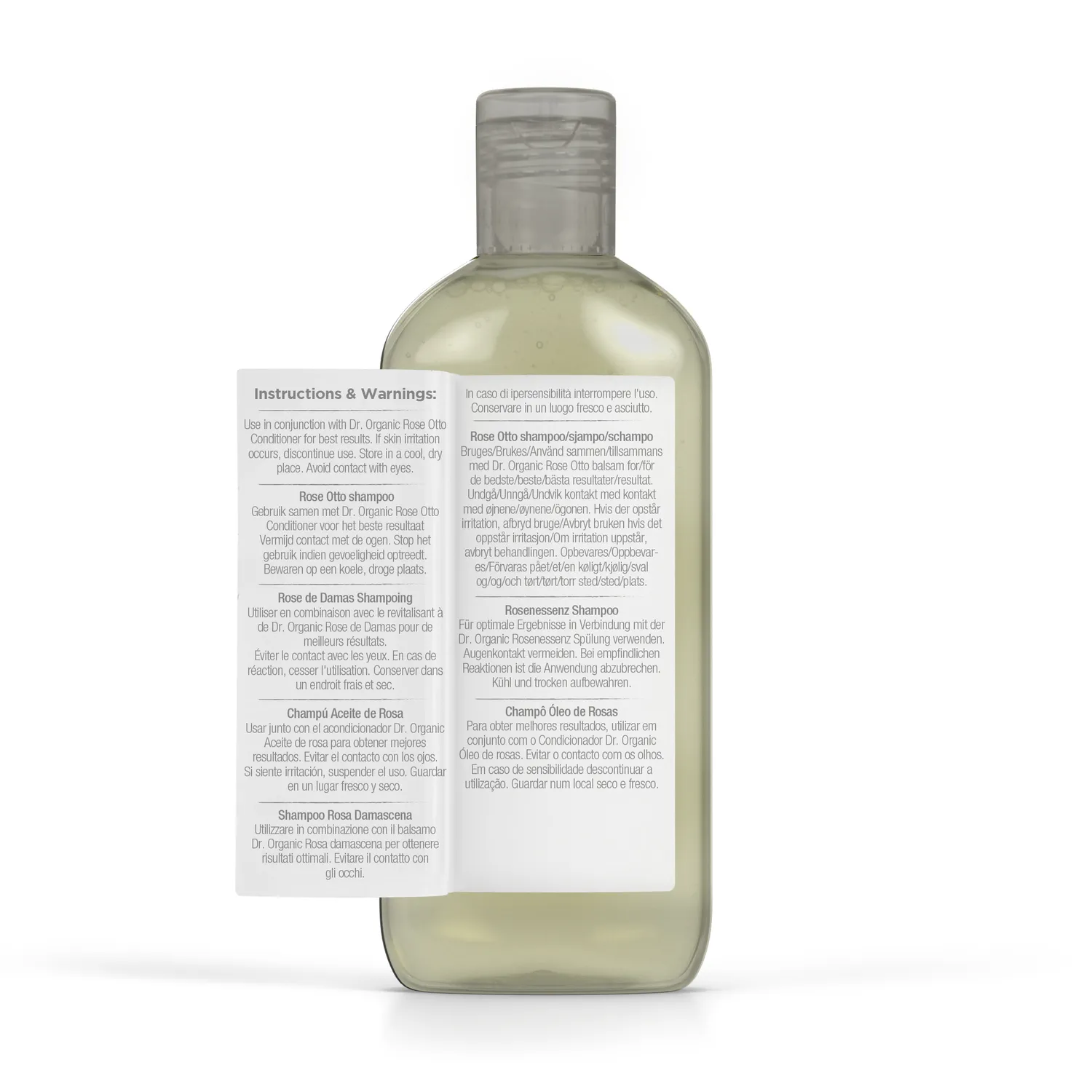 Dr Organic Rose Otto shampoo 265ml rivitalizzante