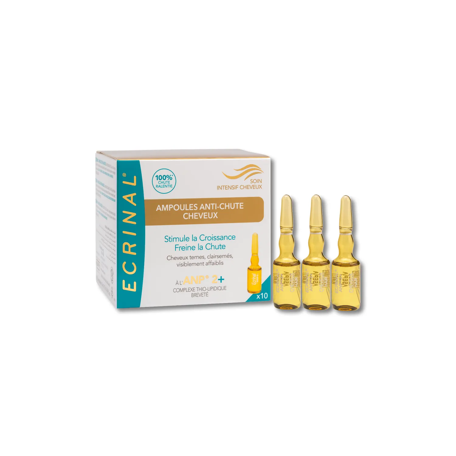 Ecrinal ANP 2+ fiale anticaduta capelli fini diradati
