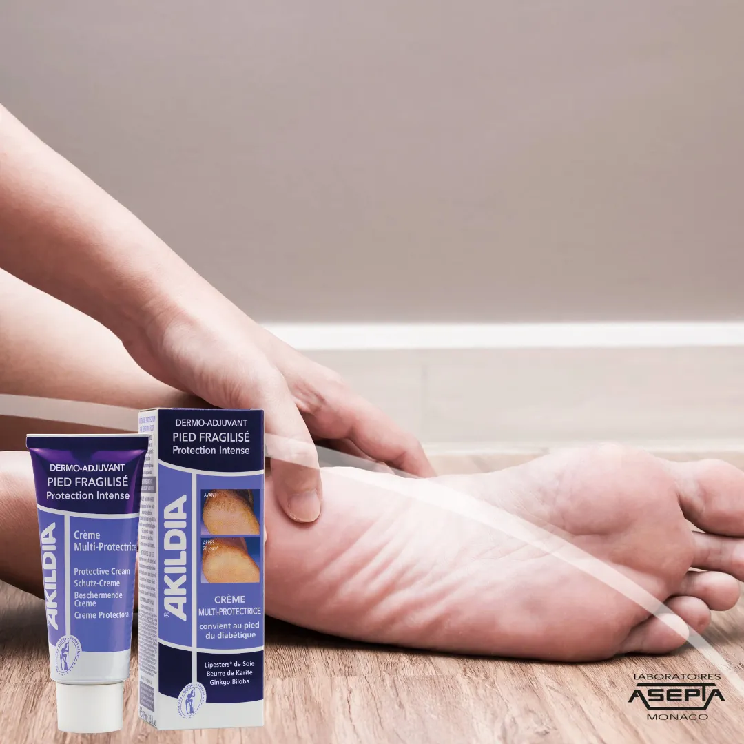 Akileine Akildia crema multi-protettiva piedi secchi