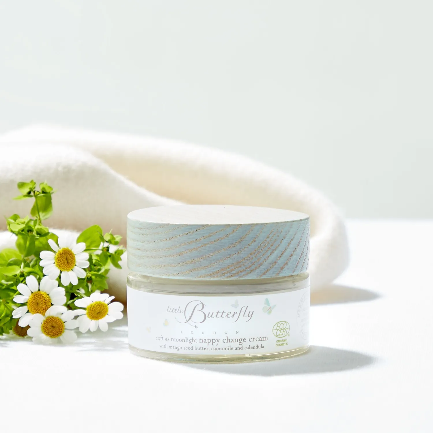 Little Butterfly Soft as Moonlight crema cambio 50ml zinco