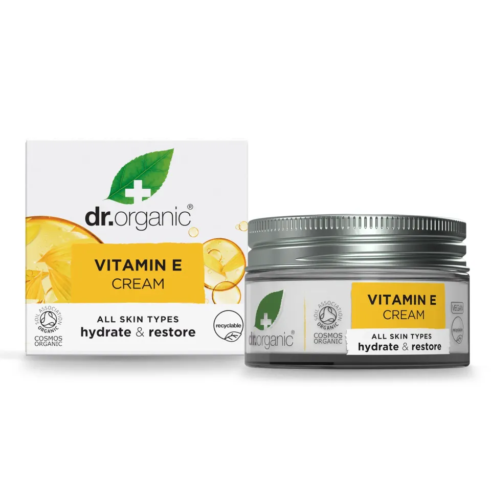 Dr Organic Vitamin E Crema Viso Idratante 50ml Illuminante