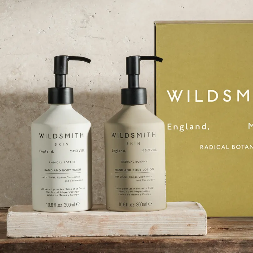 Wildsmith Skin Hand and Body Duo set corpo 2x300ml tiglio