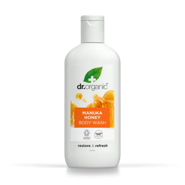 Dr Organic Manuka Honey Body Wash bagnodoccia 250ml dolce